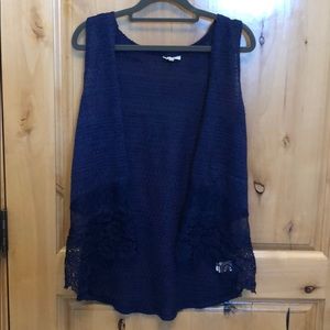 Self Esteem Girls Size L lace vest